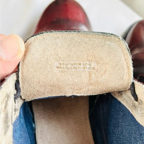 Diesel Men's Chukka Boots - Deep Burgundy size 9.5US - Picture 10 of 10